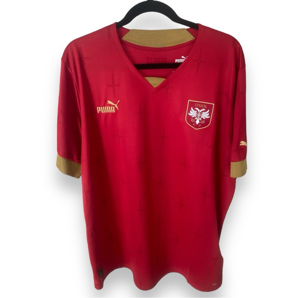 Puma Serbia World Cup 2022 Home Soccer Jersey. Size XL.